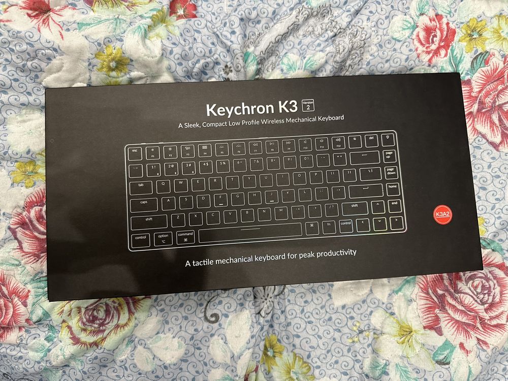 Клавиатура Keychron K3 v2 + коврик в подарок