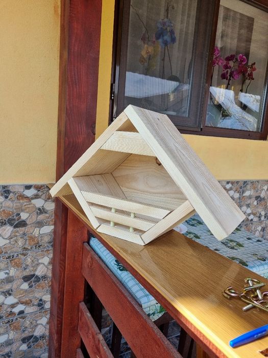 Căsuțe păsări din lemn