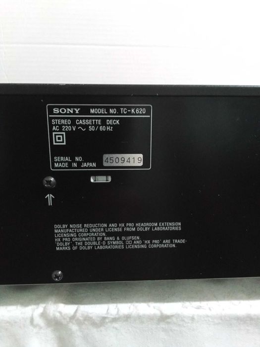Sony TC- K620 casette deck 3 capete, usa motorizata