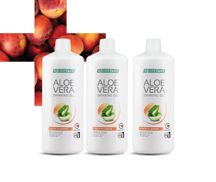 Алое Вера гел за пиене с Праскова