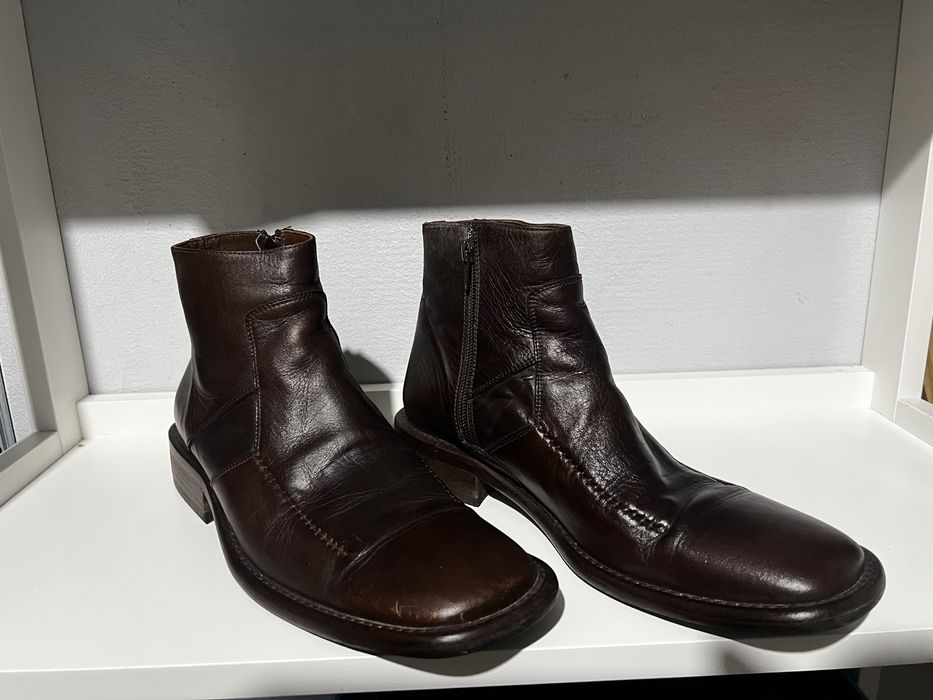 Cizme din piele barbatesti marca Road, 41