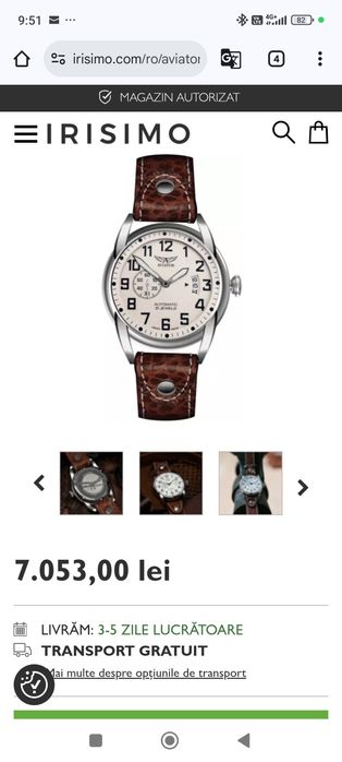 Ceas Aviator Ediție limitată Nr. 112/300