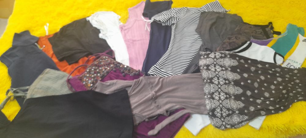 Lot tricou maieu fuste pantaloni dama mărimea Xs, S M