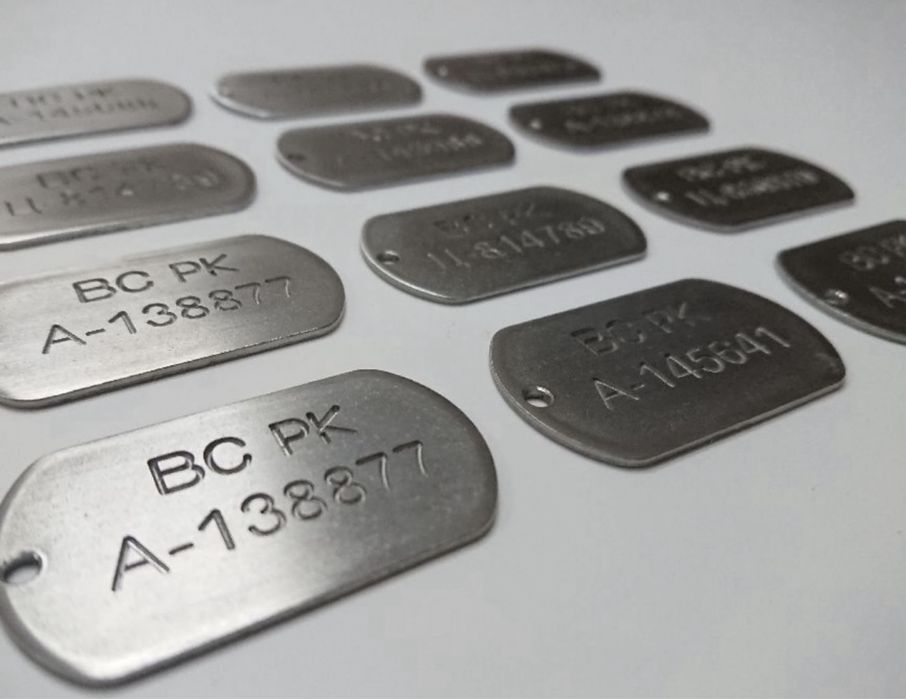 Жетон служебный ! Жетон ВС, КНБ, МВД,МЧС.Лазерная гравировка на металл