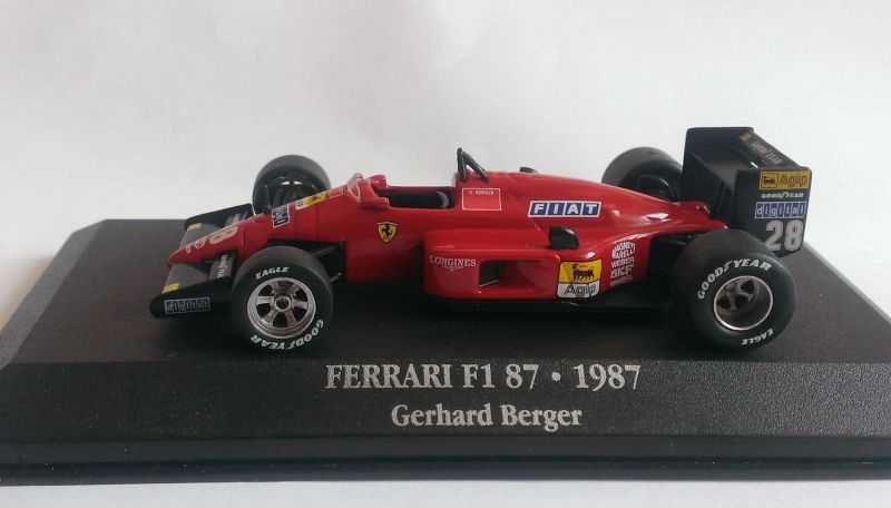 Macheta Ferrari F1 87 Berger Formula 1 1987 - IXO/Atlas 1/43