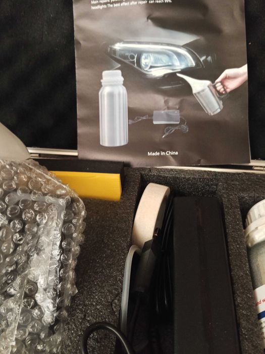 Набор для химической поливки фар востонавливает блеск