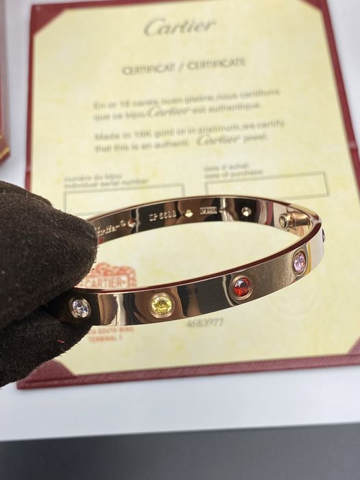 Brățară Cartier LOVE 19 Rose Gold 750 cu cutie