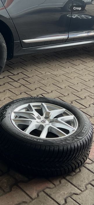 Jante originale Volvo 18” + anvelope iarnă NOKIAN noi • XC60/XC70