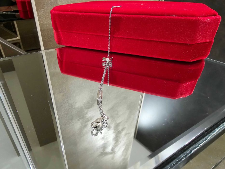Van Cleef & Arpels VCA Mini Frivole Silver Clover Дамска Гривна