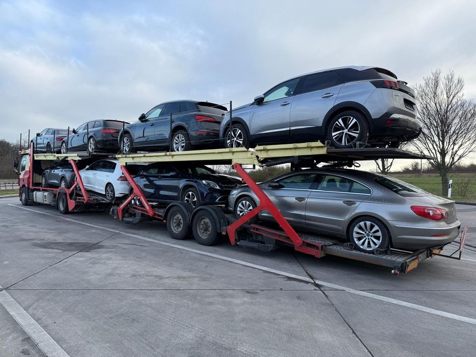 Daf CF 2008 ROLFO TRANSPORTOR TRAILER  9 pozitii variante/schimb