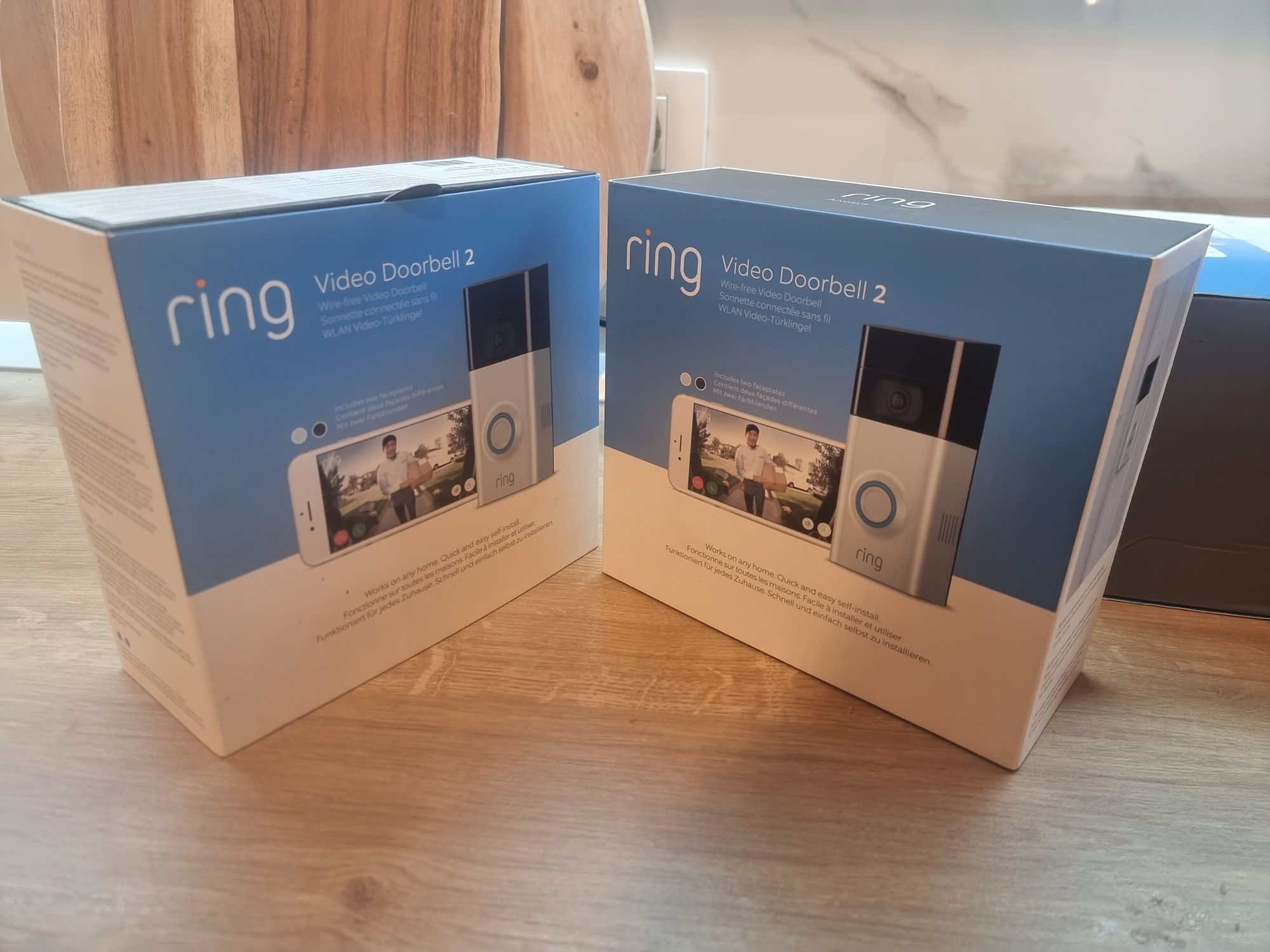 Sonerie usa, Ring video doorbell modelul 2,  noi in cutie