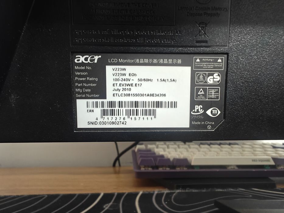 Монитор Acer V223W