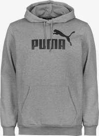 Мъжки спортен суитшърт Puma, 66% памук, 34% полиестер, Сив меланж, XL