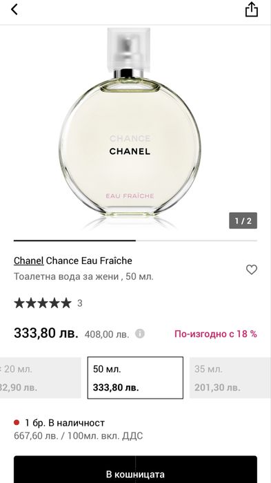 Chanel Chance Парфюмна вода