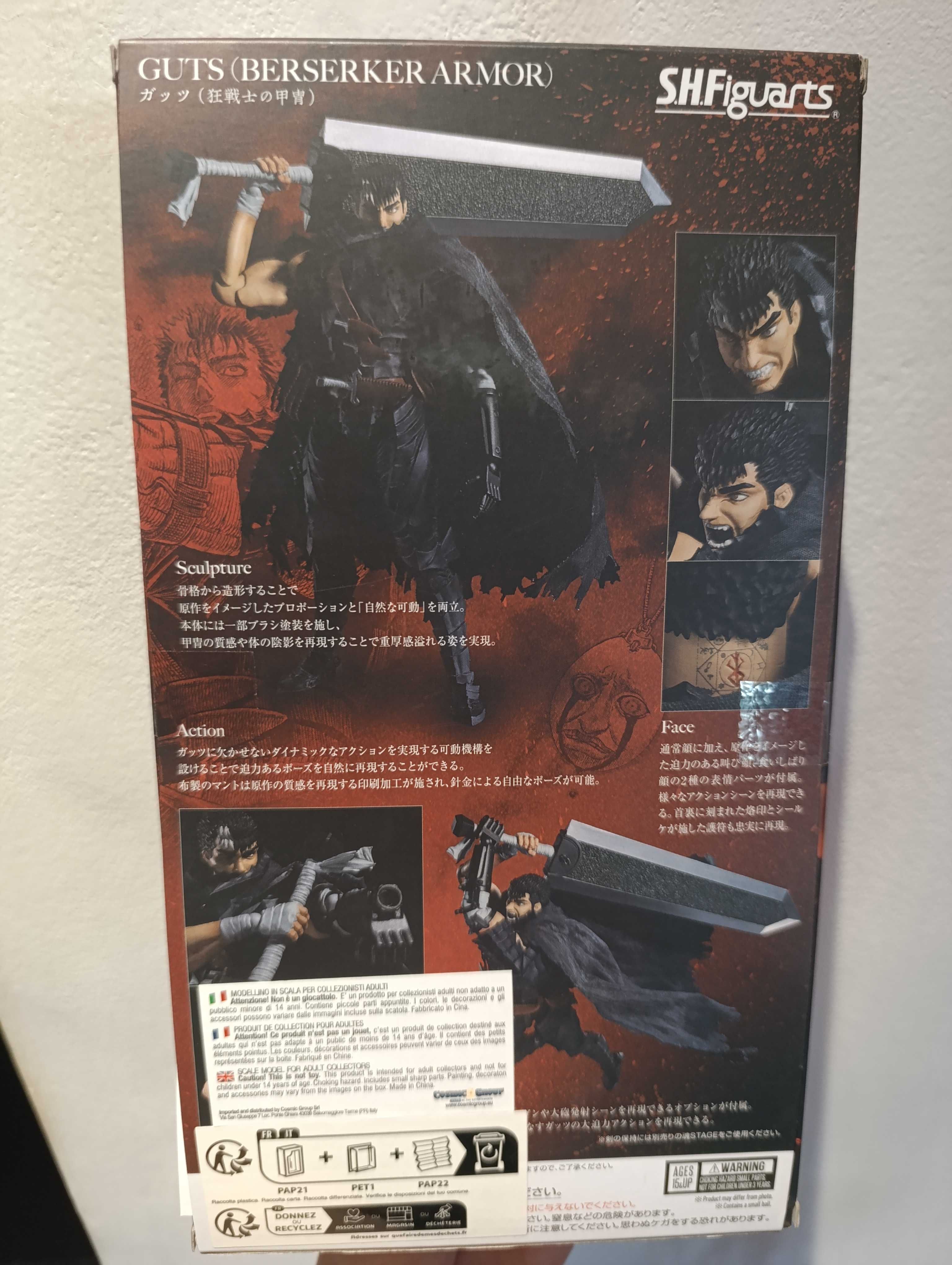 Figurină Oficială Anime & Manga Guts Berserk SH Figuarts