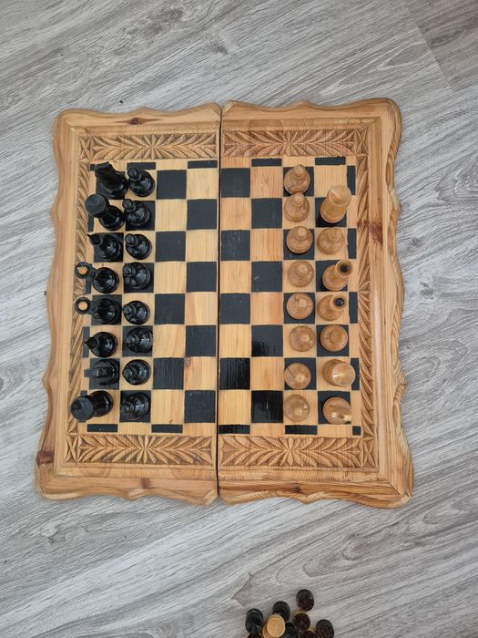 Шахматы, шашки , нарды , ручной работы