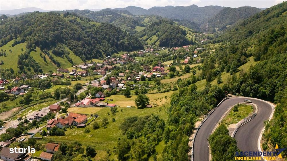 Teren de 1.450 mp, cu priveliste de carte postala, Bran, Moieciu, Bras