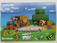 Minecraft Tagz Album 24 Accesorii și 10 pliculete sigilate