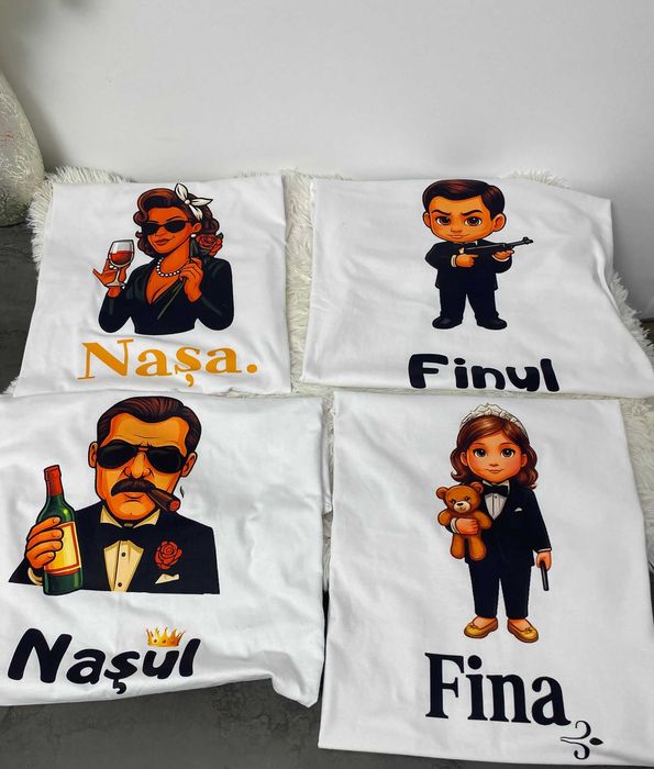 Tricouri personalizate nasi si fini