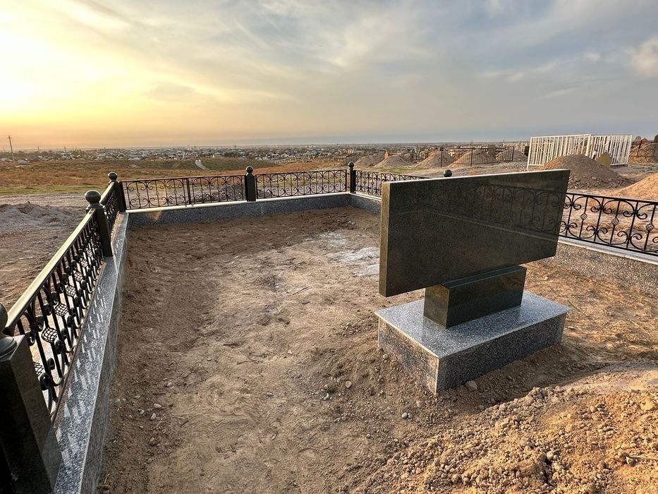 Көк тас Памиятники тамір қоршаулар гранит мрамор күмбез аишықтар