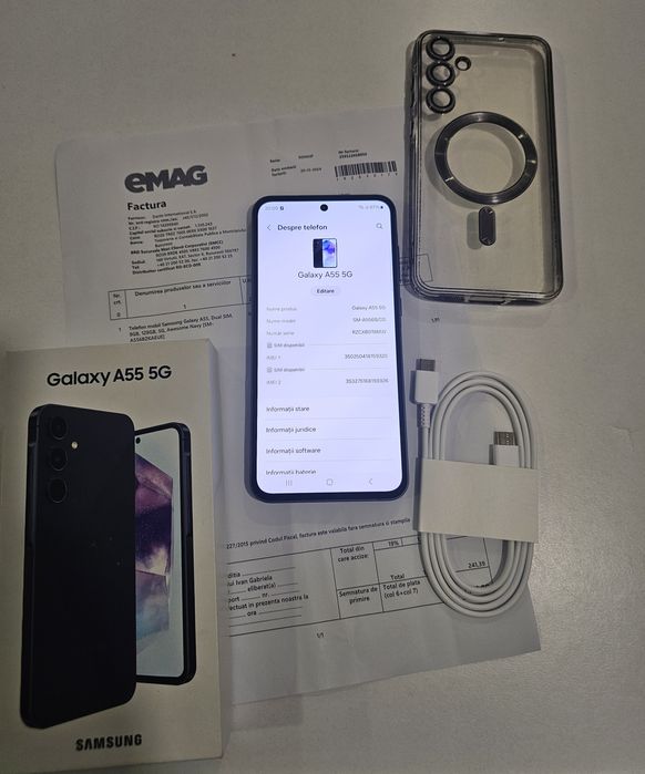 Vând Samsung A55 in garantie