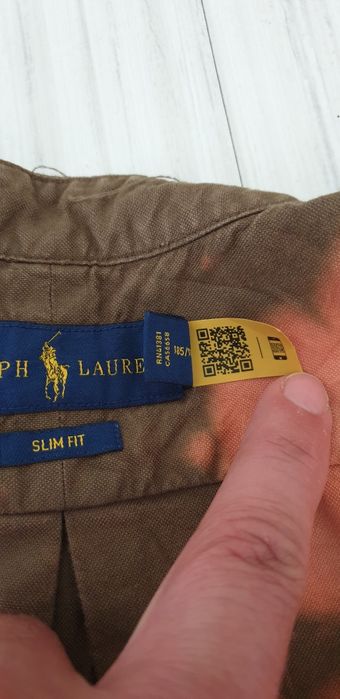 POLO Ralph Lauren Pique Cotton Slim Fit / XL НОВО ОРИГИНАЛ! Мъжка Риза
