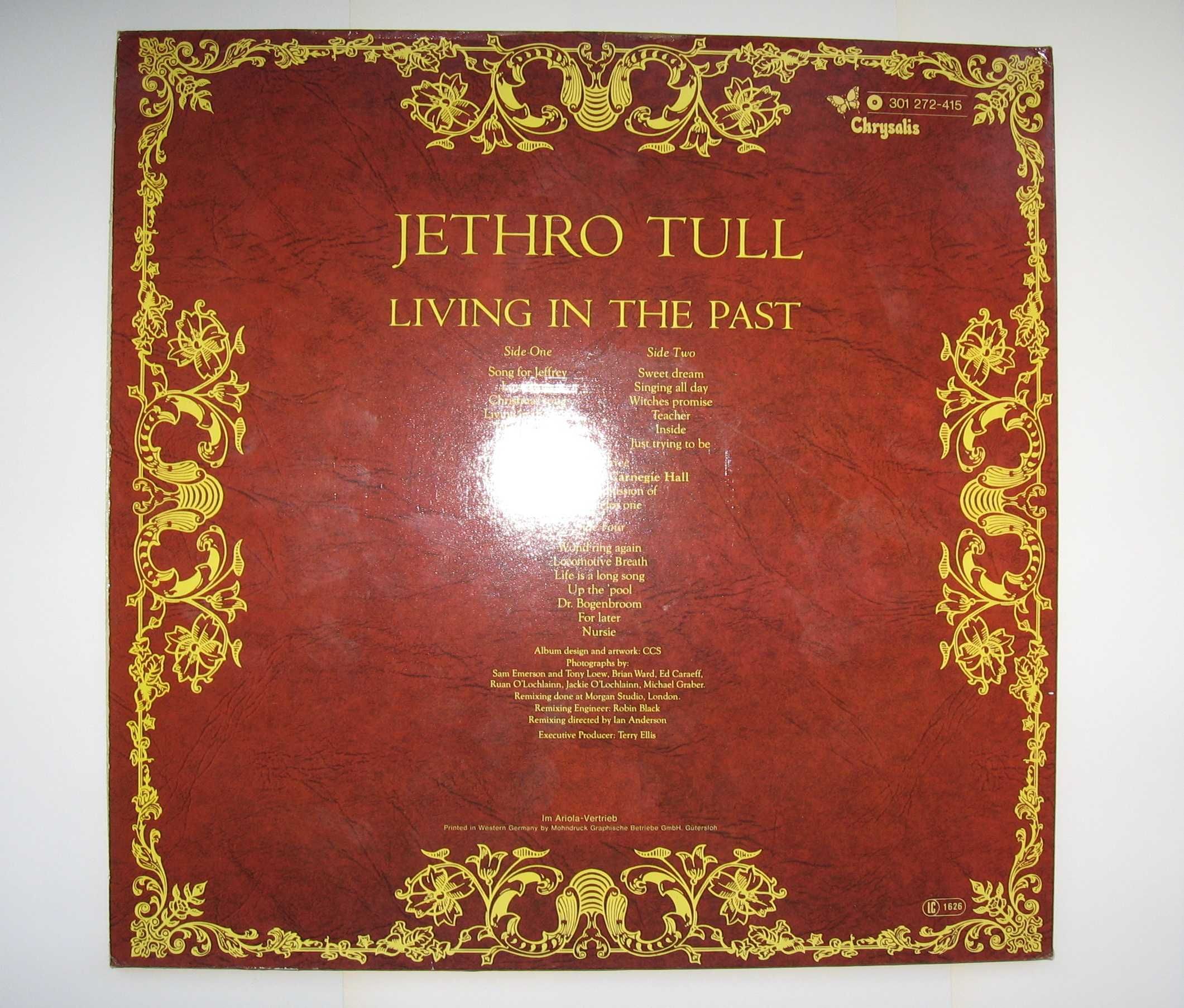 Виниловые пластинки Jethro Tull - Living In The Past (двойной альбом)