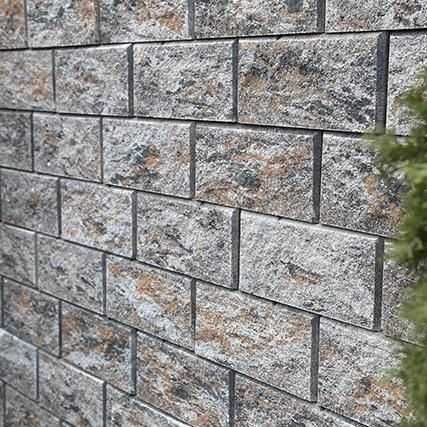 Boltari  gard splitati Gardeo kit portocaliu antracit color mix
