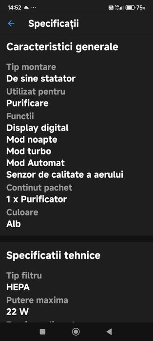 Purificator Aer Philips