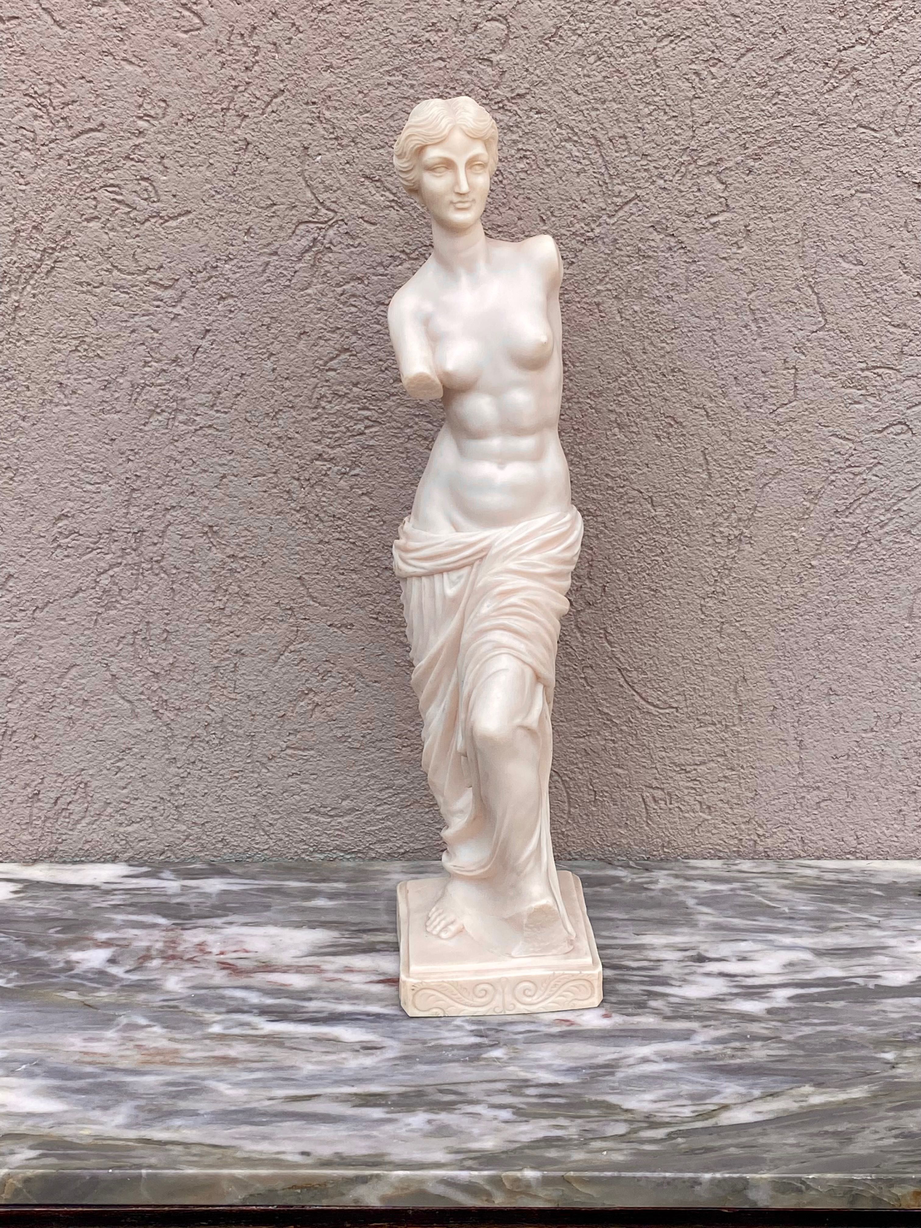 Superba statueta-Venus din Milo-marmura-sculptura manuala-