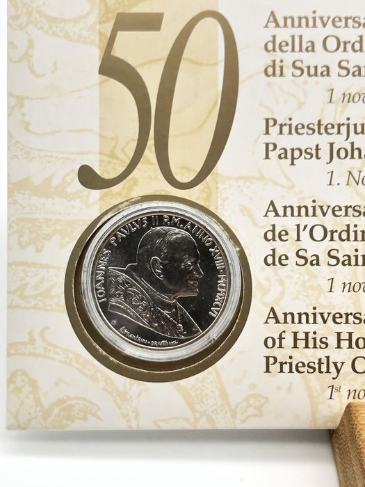 Сребро - 50 години от свещеническото ръкополагане на Йоан Павел II