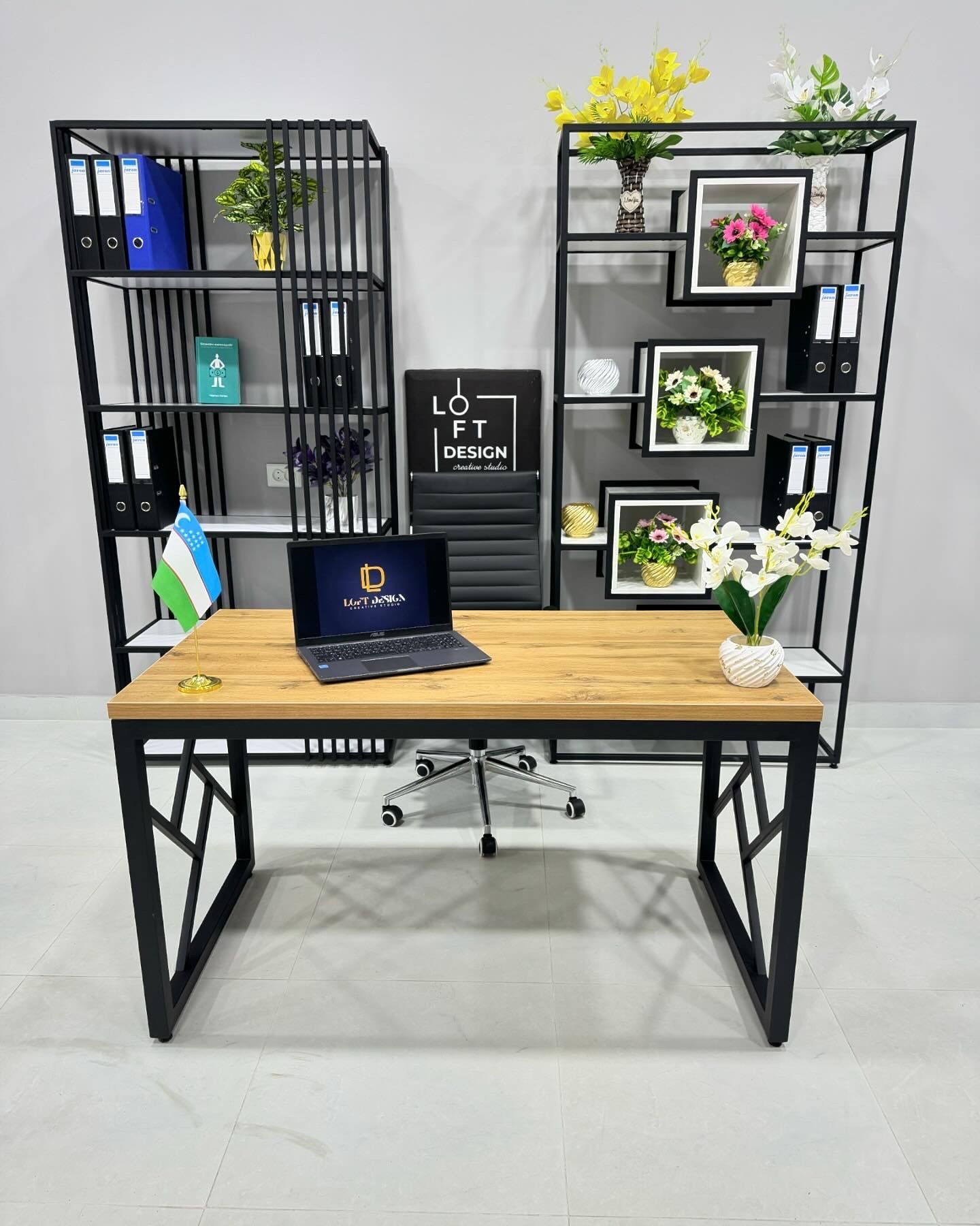 Loft stol|Parta||Компьютерный стол||Офисный мебель||Лофт стол//Парта||