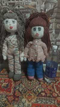 Продажа вязанных кукол