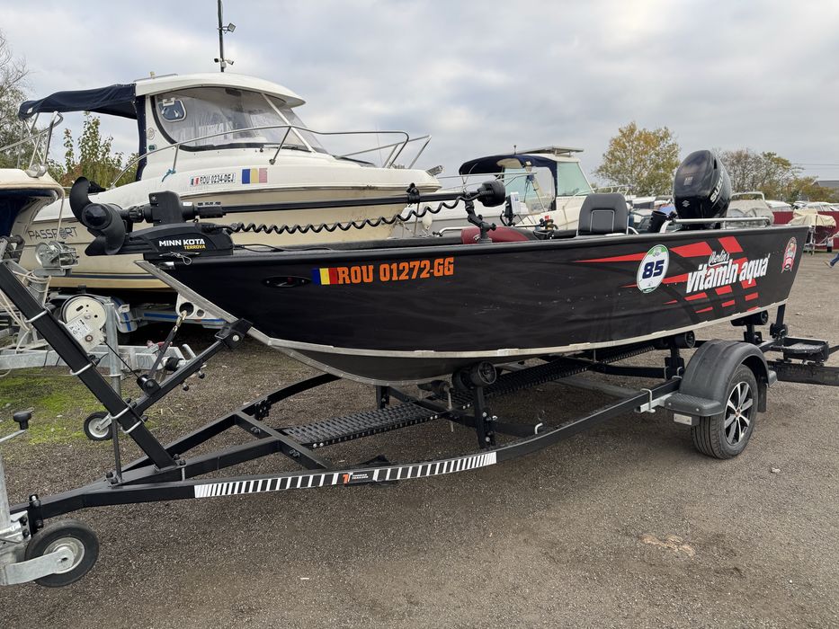 Barca aluminiu 2023  Brema Fishing Plus + Peridoc Thomas Trailers
