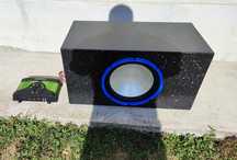 Subwoofer auto si amplificator