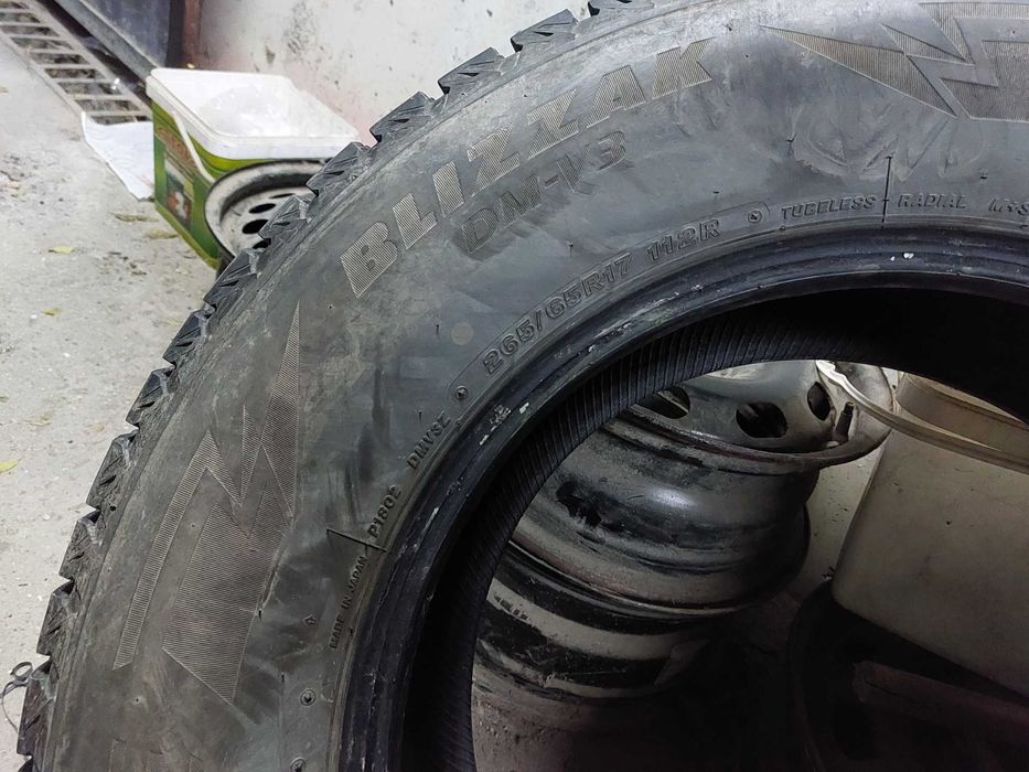 4бр.зимни BRIDGESTONE 265/65/17 112R DOT 5220