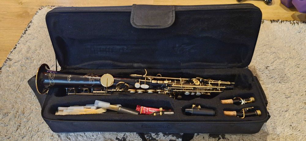 Saxofon Sopran Karl Glaser plus mustiuc Selmer S80