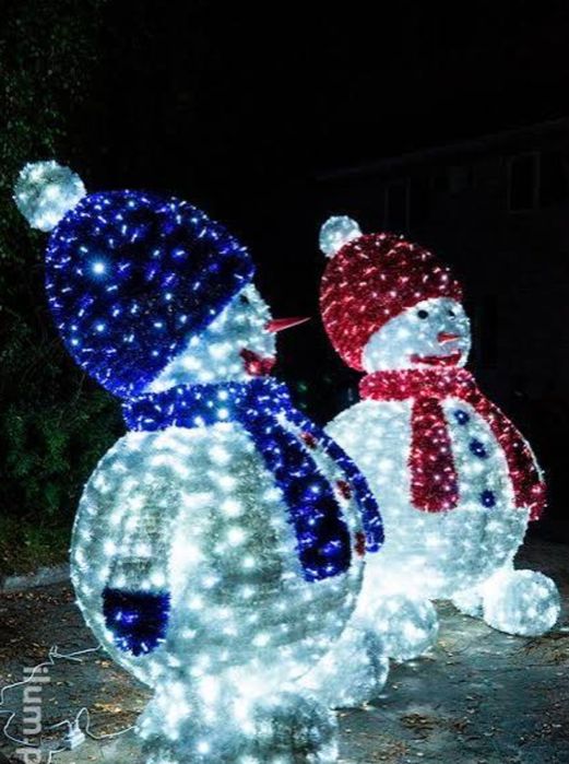 Новогодние фигуры с диодовой подсветкой!