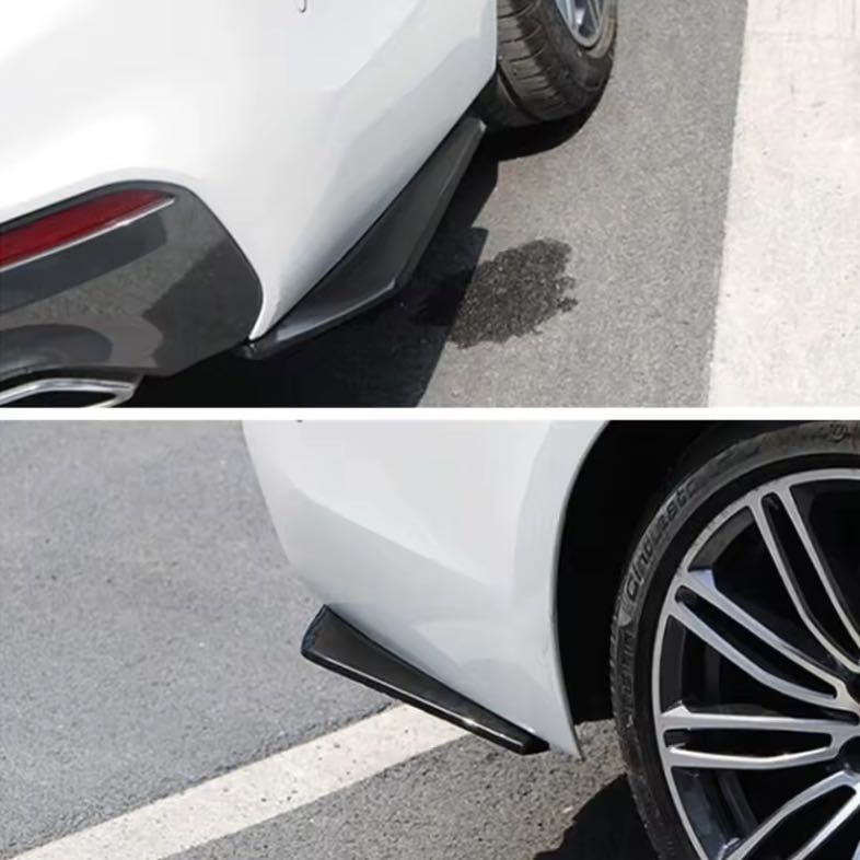 Добавки задна броня BMW E60/E61/E90/E91/F10/F11– карбон,Черен гланц