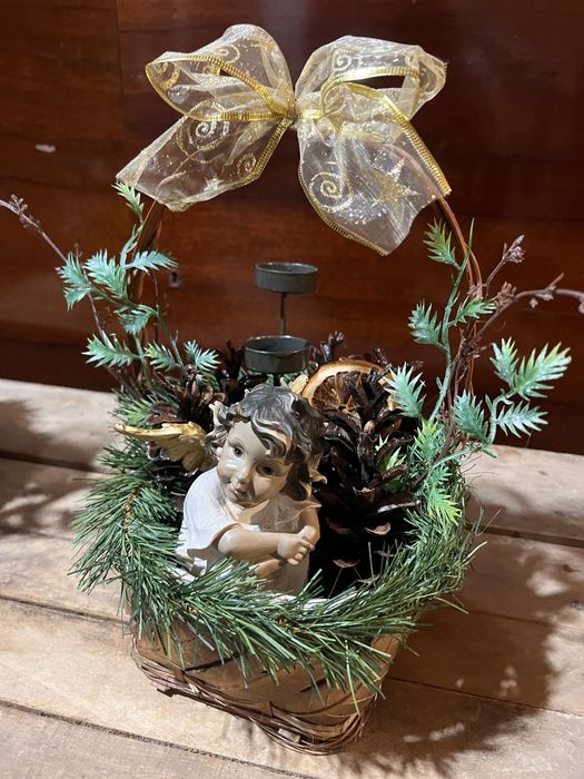 Decoratiuni Craciun , cos Craciun , hand-made