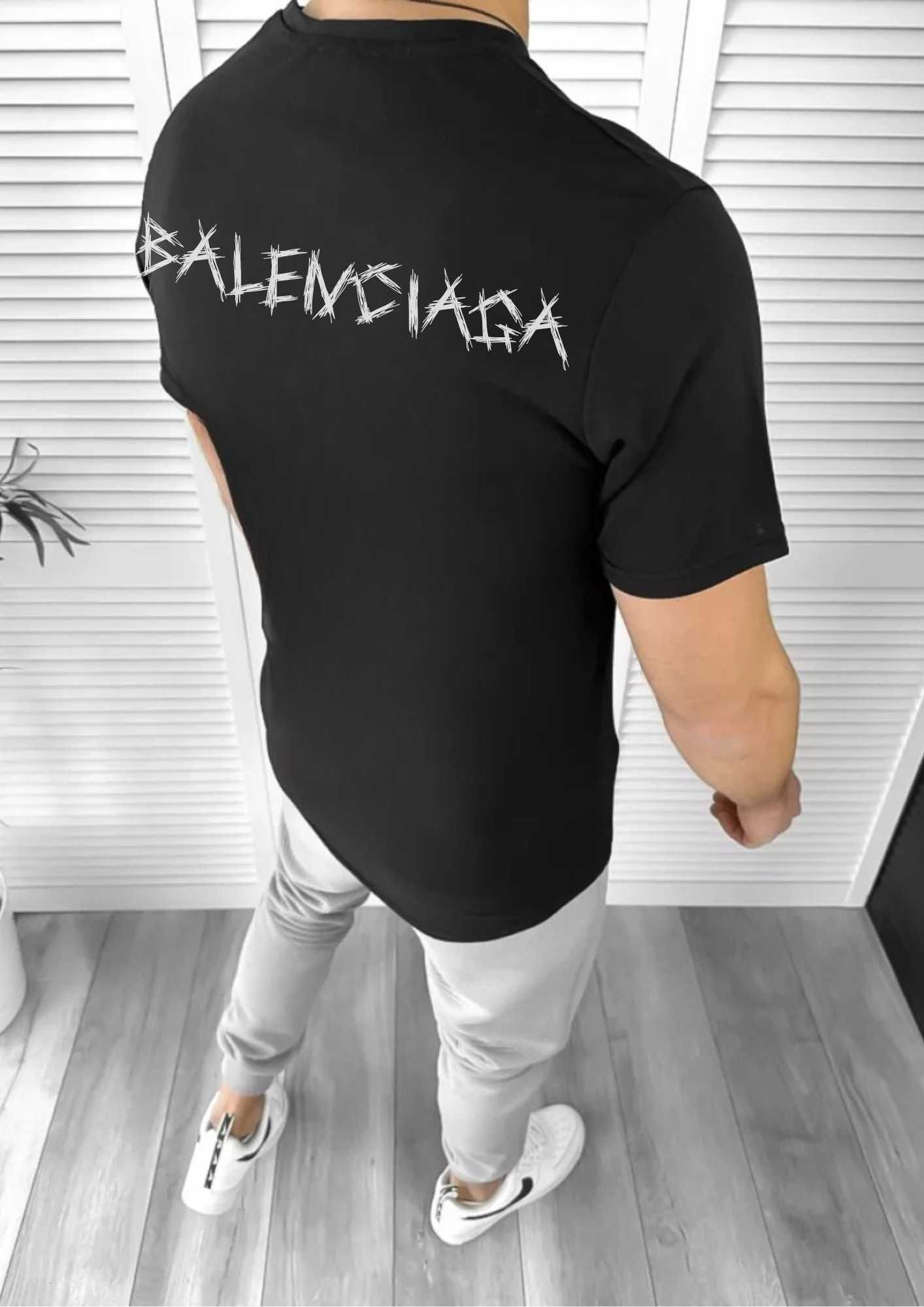 Balenciaga мъжки тениски в черен цвят