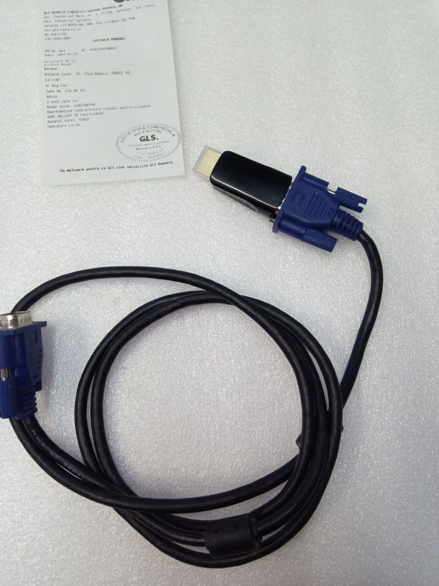 Adaptor, cablu de date vga-hdmi