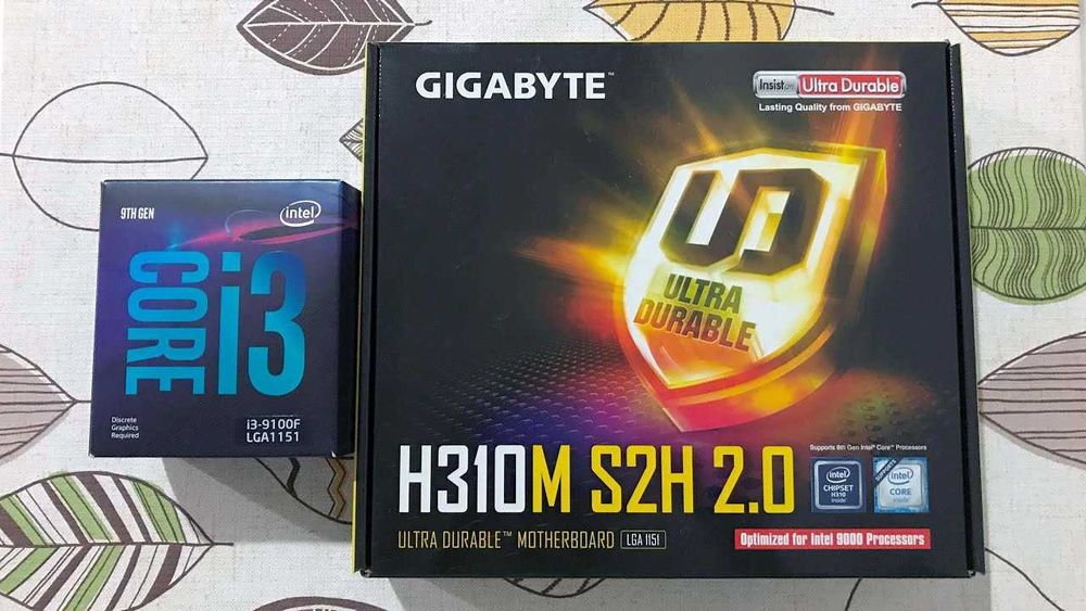 CORE I3 9100F+H310M