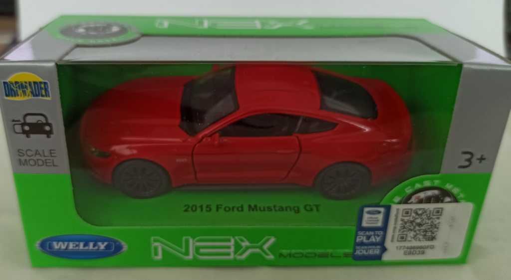 Macheta Ford Mustang GT 2015 - Welly 1/36