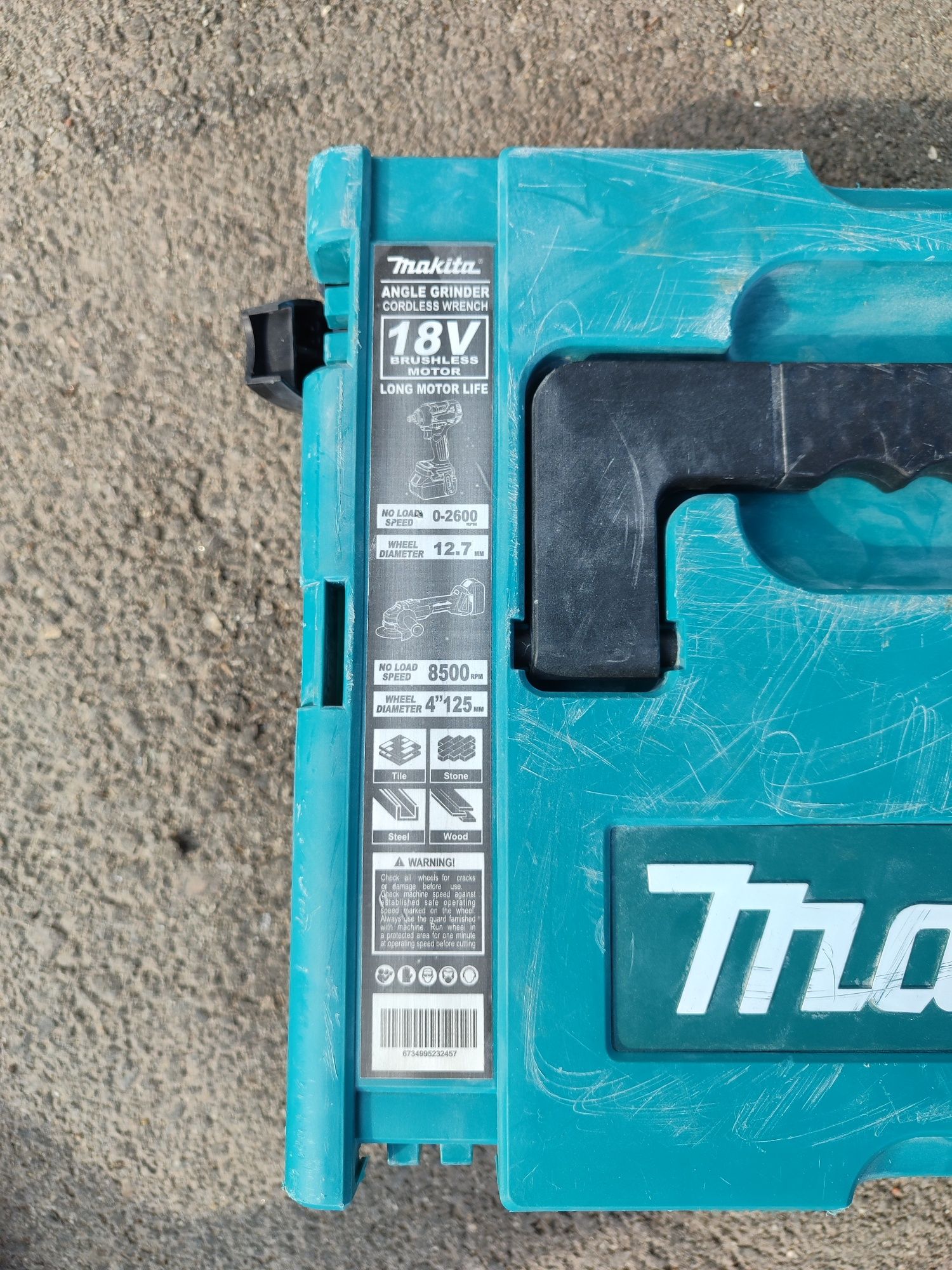 Комплект акумулаторни импакт и шлайф Makita