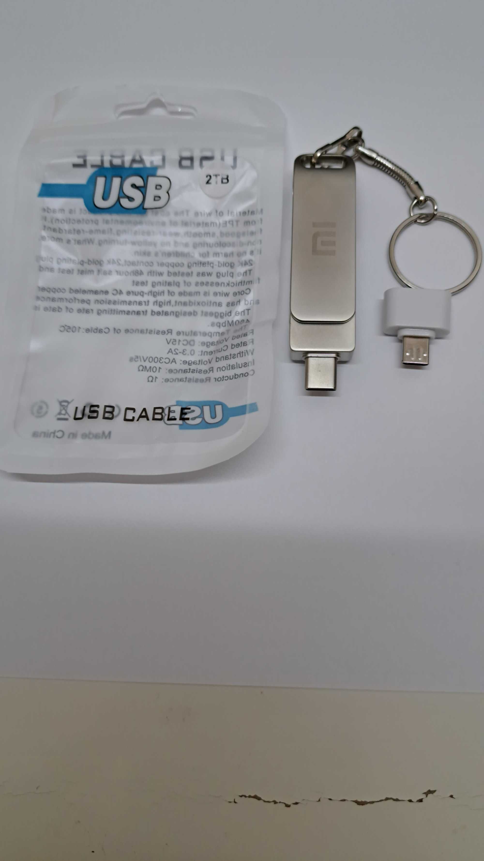 ФЛАШКА 2000 GB/2 TB Xiaomi USB/Type-C Флаш Памет Flash Drive Memoria
