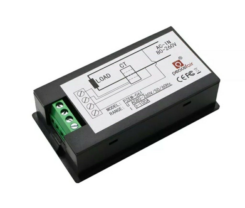 Електромер контролен с дисплей power meter ac