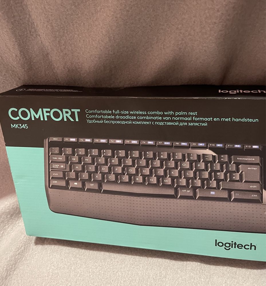 set tastatura cu mouse full wireless Logitech Comfort