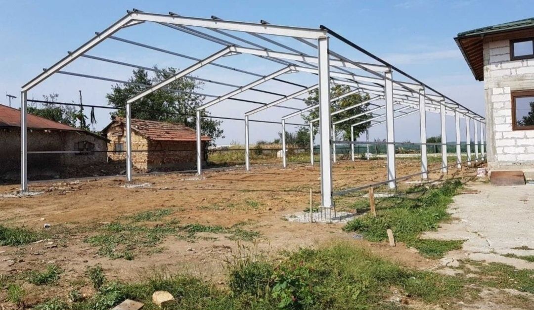 Vând hala metalica 15x11x4 confecționată din europrofile 140 ipe
Cu țe
