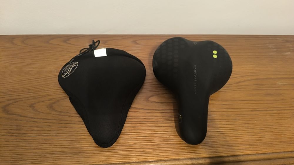 Șa gel pentru bicicleta cu husă gel